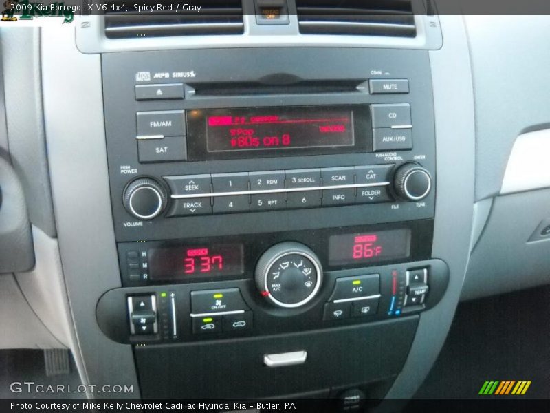 Spicy Red / Gray 2009 Kia Borrego LX V6 4x4