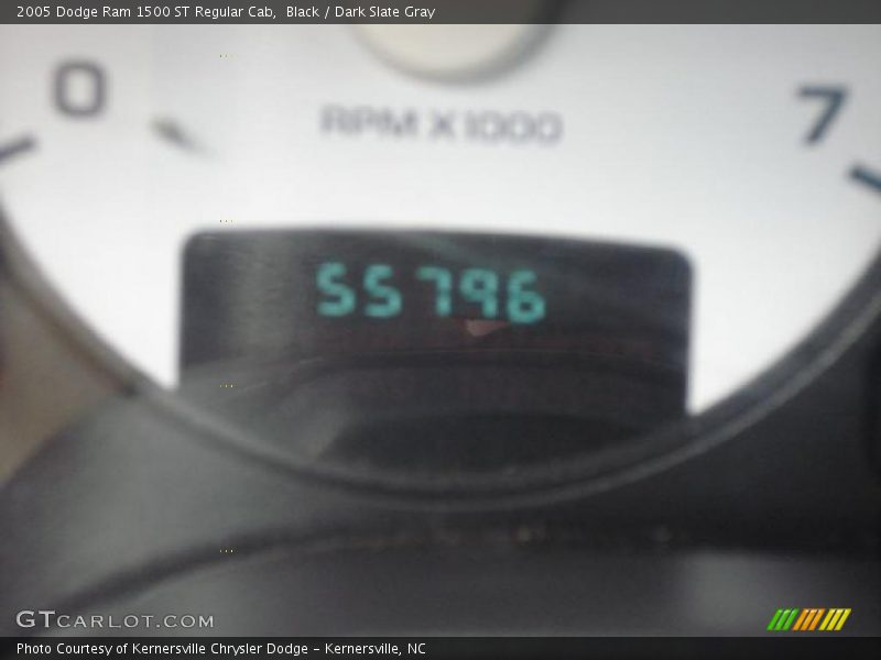 Black / Dark Slate Gray 2005 Dodge Ram 1500 ST Regular Cab