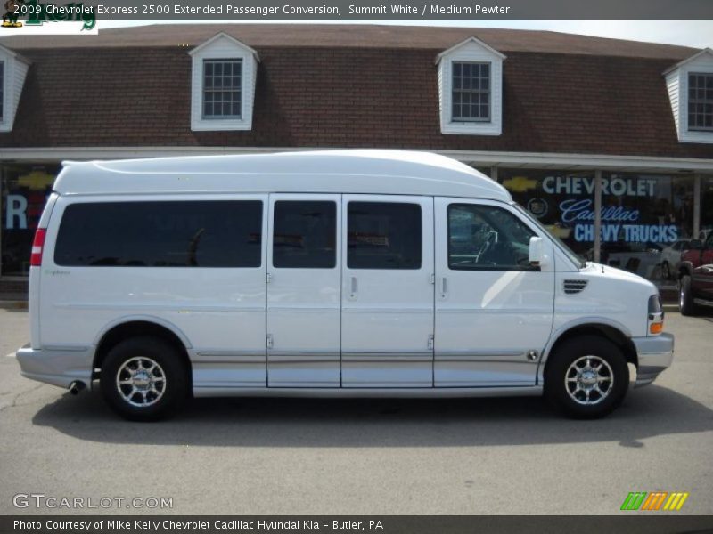 Summit White / Medium Pewter 2009 Chevrolet Express 2500 Extended Passenger Conversion