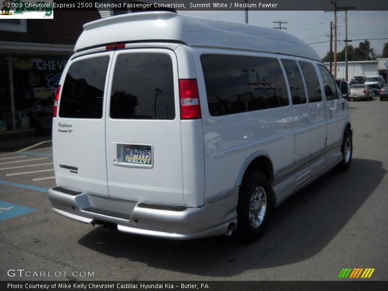 Summit White / Medium Pewter 2009 Chevrolet Express 2500 Extended Passenger Conversion