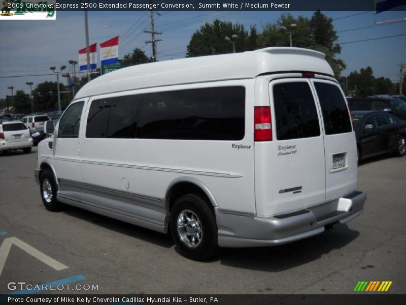 Summit White / Medium Pewter 2009 Chevrolet Express 2500 Extended Passenger Conversion