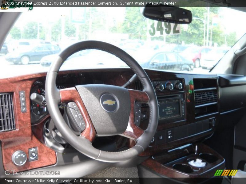 Summit White / Medium Pewter 2009 Chevrolet Express 2500 Extended Passenger Conversion