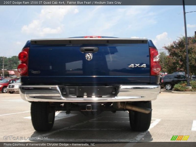 Patriot Blue Pearl / Medium Slate Gray 2007 Dodge Ram 1500 ST Quad Cab 4x4