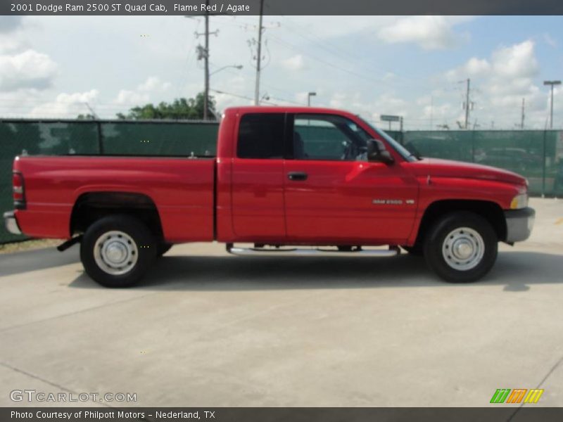 Flame Red / Agate 2001 Dodge Ram 2500 ST Quad Cab