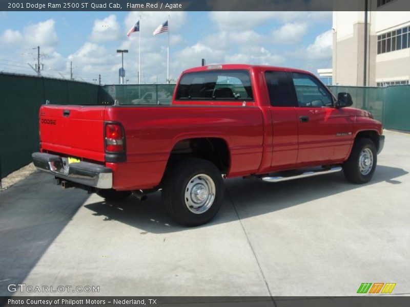Flame Red / Agate 2001 Dodge Ram 2500 ST Quad Cab