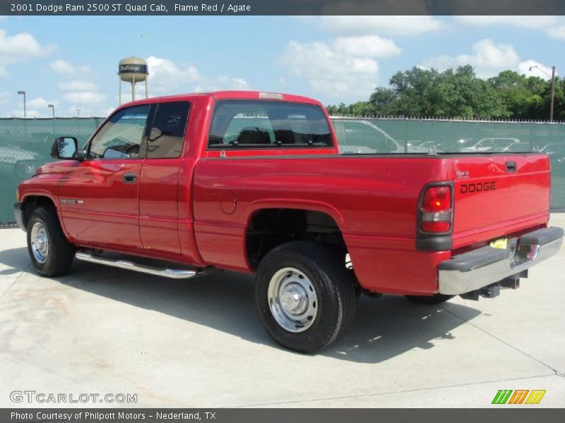 Flame Red / Agate 2001 Dodge Ram 2500 ST Quad Cab