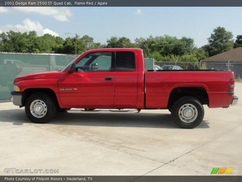 Flame Red / Agate 2001 Dodge Ram 2500 ST Quad Cab