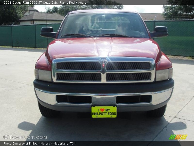 Flame Red / Agate 2001 Dodge Ram 2500 ST Quad Cab