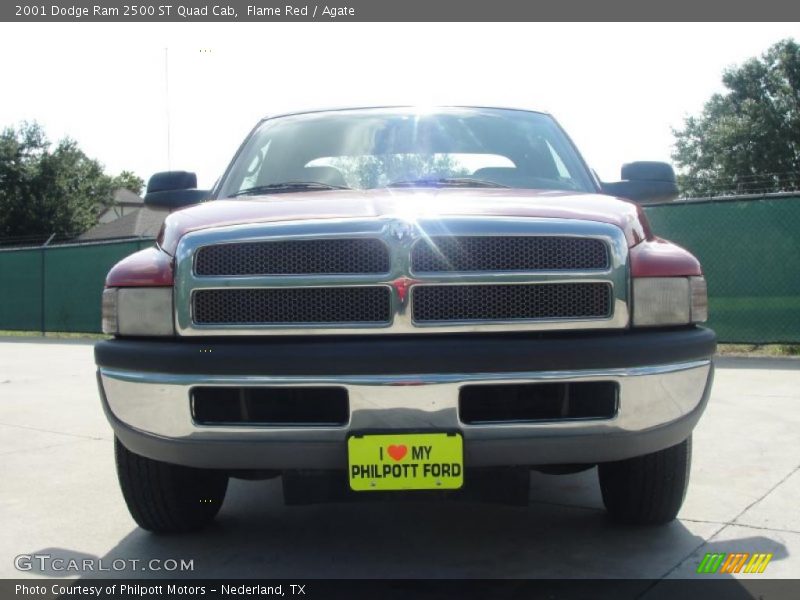 Flame Red / Agate 2001 Dodge Ram 2500 ST Quad Cab