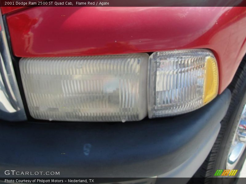 Flame Red / Agate 2001 Dodge Ram 2500 ST Quad Cab
