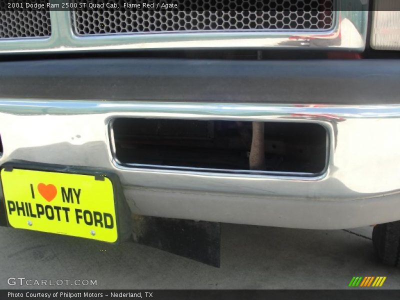 Flame Red / Agate 2001 Dodge Ram 2500 ST Quad Cab