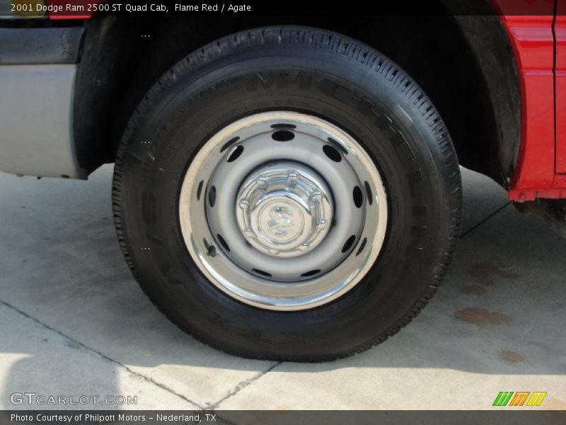 Flame Red / Agate 2001 Dodge Ram 2500 ST Quad Cab