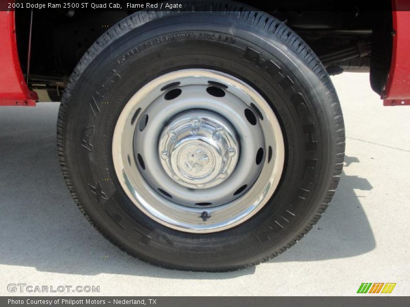 Flame Red / Agate 2001 Dodge Ram 2500 ST Quad Cab