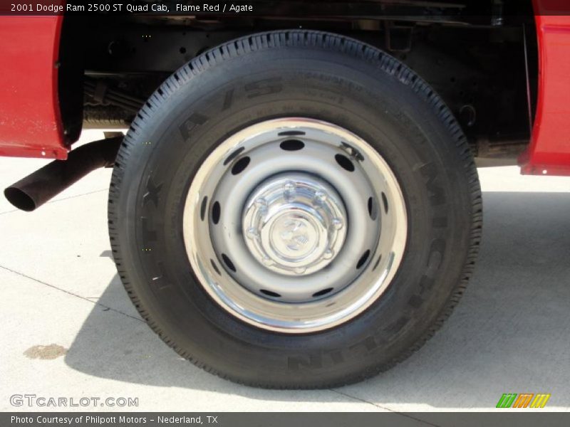 Flame Red / Agate 2001 Dodge Ram 2500 ST Quad Cab