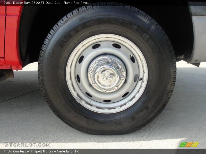 Flame Red / Agate 2001 Dodge Ram 2500 ST Quad Cab