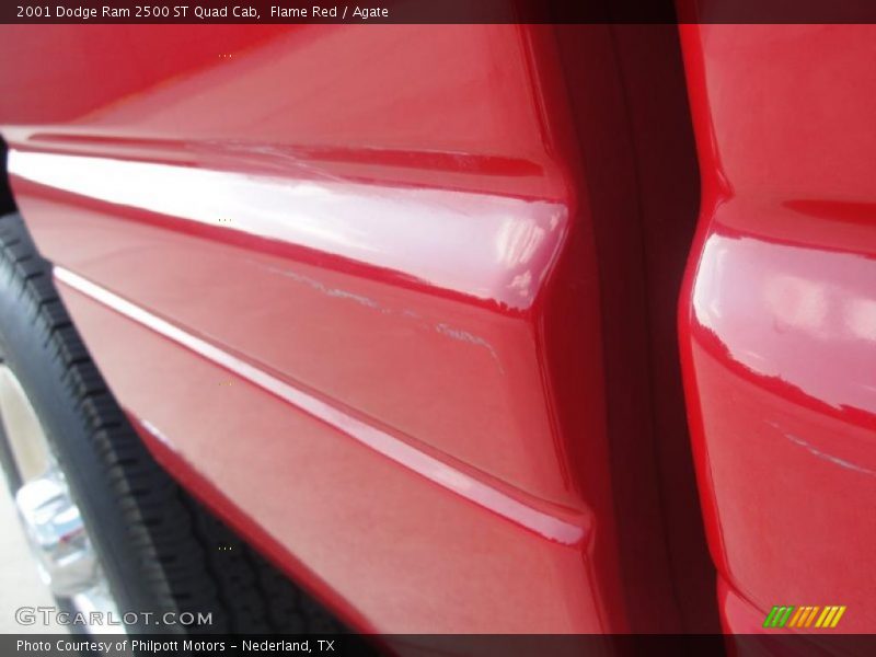 Flame Red / Agate 2001 Dodge Ram 2500 ST Quad Cab