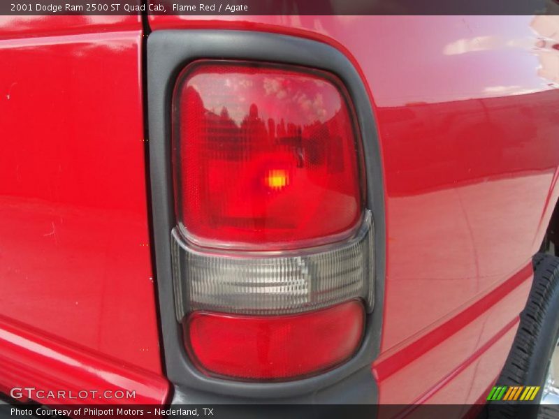 Flame Red / Agate 2001 Dodge Ram 2500 ST Quad Cab