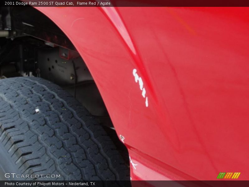 Flame Red / Agate 2001 Dodge Ram 2500 ST Quad Cab