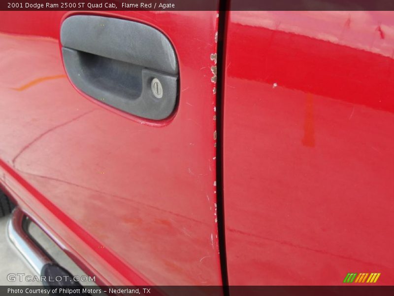 Flame Red / Agate 2001 Dodge Ram 2500 ST Quad Cab