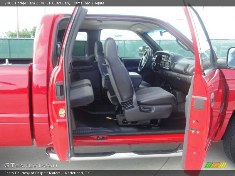 Flame Red / Agate 2001 Dodge Ram 2500 ST Quad Cab
