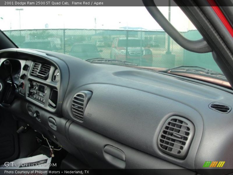 Flame Red / Agate 2001 Dodge Ram 2500 ST Quad Cab