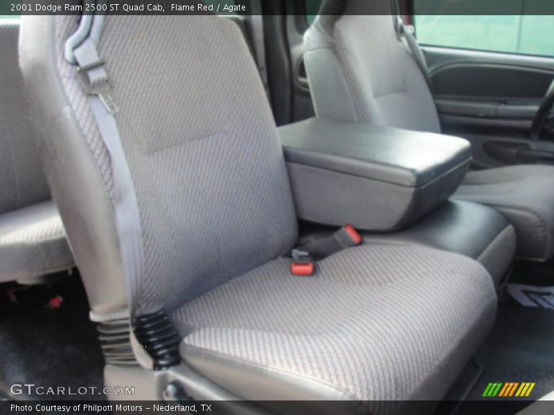 Flame Red / Agate 2001 Dodge Ram 2500 ST Quad Cab