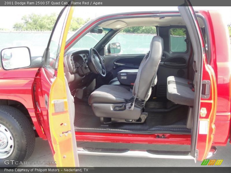 Flame Red / Agate 2001 Dodge Ram 2500 ST Quad Cab