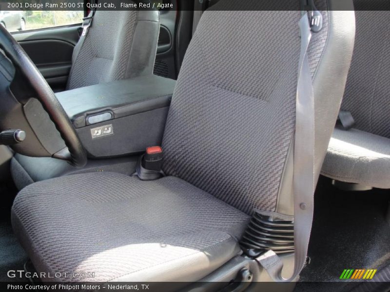Flame Red / Agate 2001 Dodge Ram 2500 ST Quad Cab