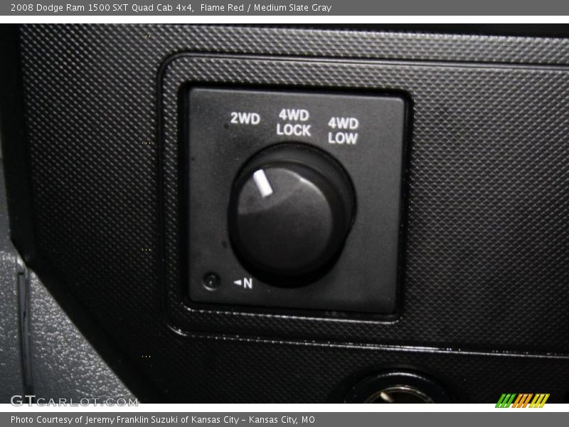 Flame Red / Medium Slate Gray 2008 Dodge Ram 1500 SXT Quad Cab 4x4