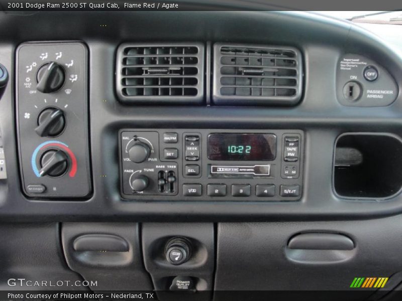 Flame Red / Agate 2001 Dodge Ram 2500 ST Quad Cab