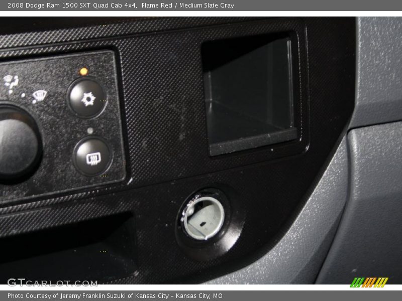 Flame Red / Medium Slate Gray 2008 Dodge Ram 1500 SXT Quad Cab 4x4