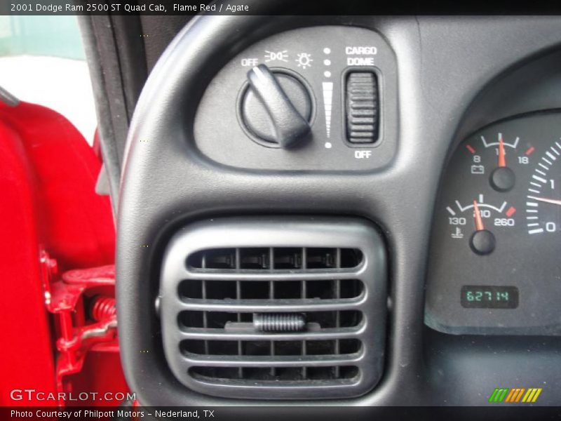 Flame Red / Agate 2001 Dodge Ram 2500 ST Quad Cab
