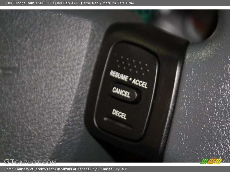 Flame Red / Medium Slate Gray 2008 Dodge Ram 1500 SXT Quad Cab 4x4