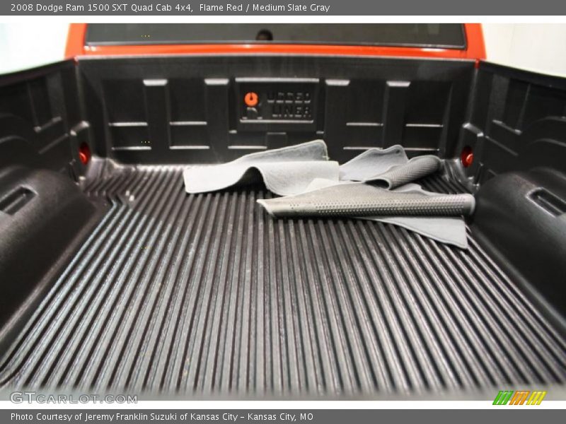 Flame Red / Medium Slate Gray 2008 Dodge Ram 1500 SXT Quad Cab 4x4