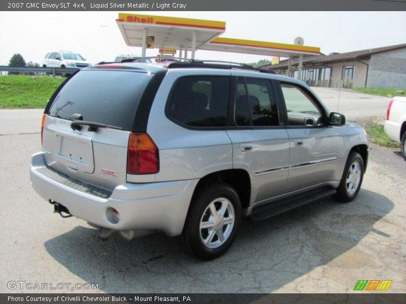 Liquid Silver Metallic / Light Gray 2007 GMC Envoy SLT 4x4
