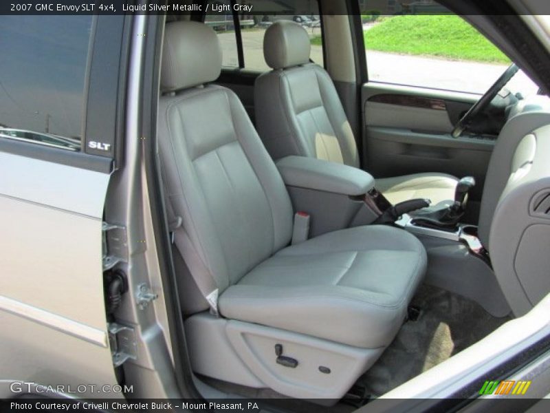 Liquid Silver Metallic / Light Gray 2007 GMC Envoy SLT 4x4