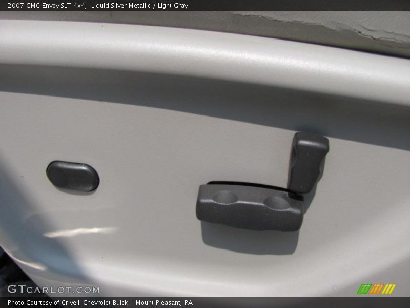 Liquid Silver Metallic / Light Gray 2007 GMC Envoy SLT 4x4