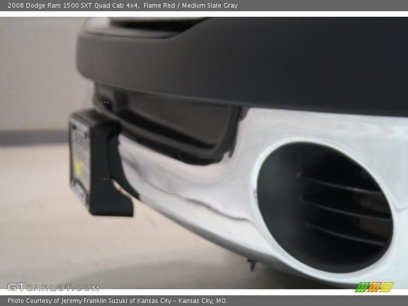 Flame Red / Medium Slate Gray 2008 Dodge Ram 1500 SXT Quad Cab 4x4