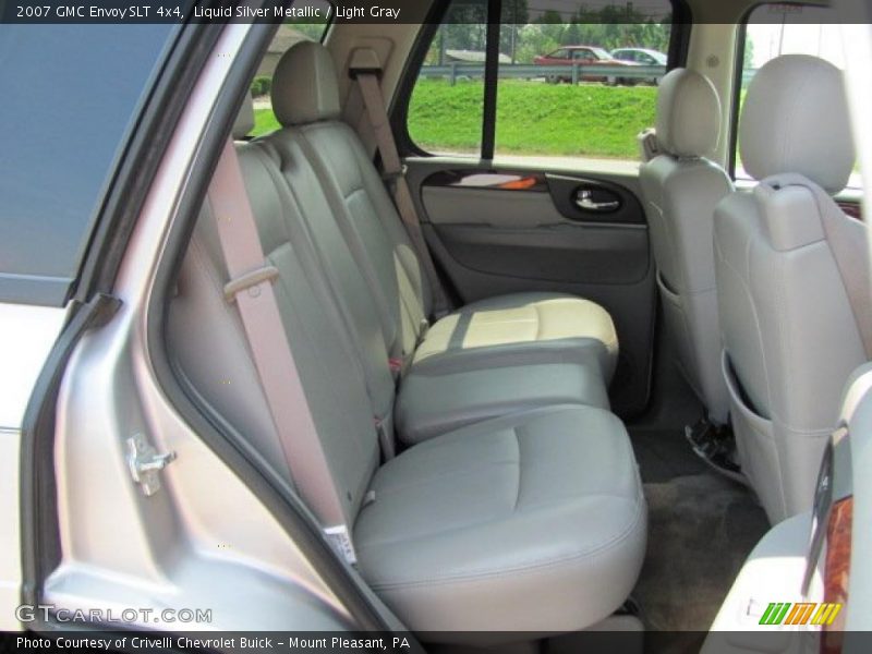 Liquid Silver Metallic / Light Gray 2007 GMC Envoy SLT 4x4