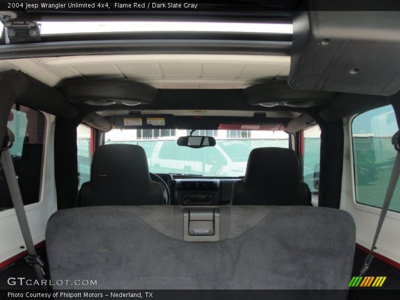 Flame Red / Dark Slate Gray 2004 Jeep Wrangler Unlimited 4x4