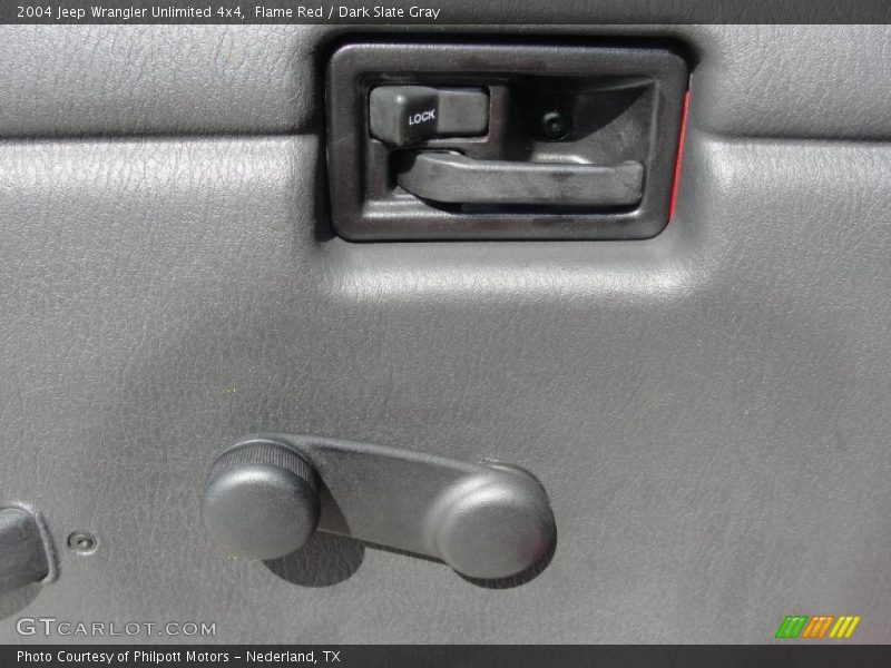 Flame Red / Dark Slate Gray 2004 Jeep Wrangler Unlimited 4x4