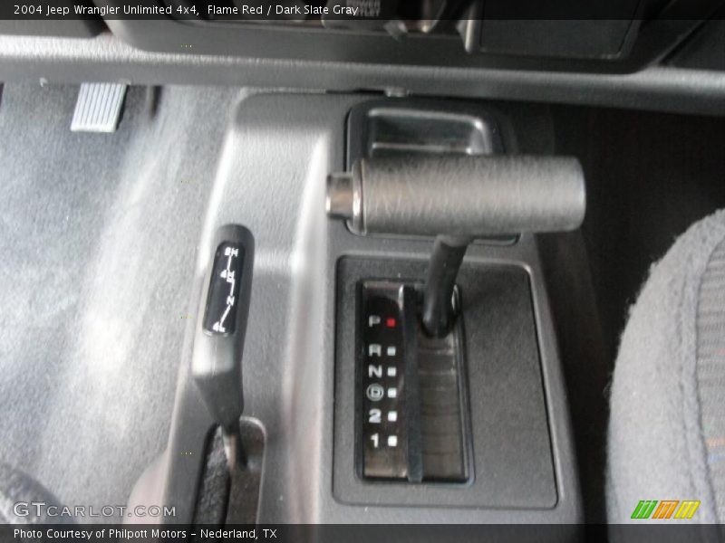 Flame Red / Dark Slate Gray 2004 Jeep Wrangler Unlimited 4x4