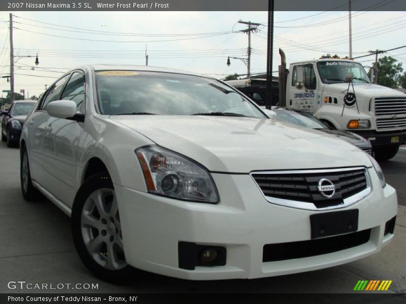 Winter Frost Pearl / Frost 2007 Nissan Maxima 3.5 SL