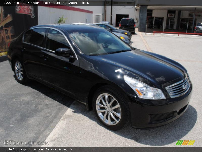 Black Obsidian / Graphite Black 2007 Infiniti G 35 Sedan