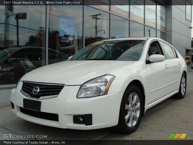 Winter Frost Pearl / Frost 2007 Nissan Maxima 3.5 SL