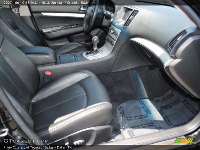 Black Obsidian / Graphite Black 2007 Infiniti G 35 Sedan