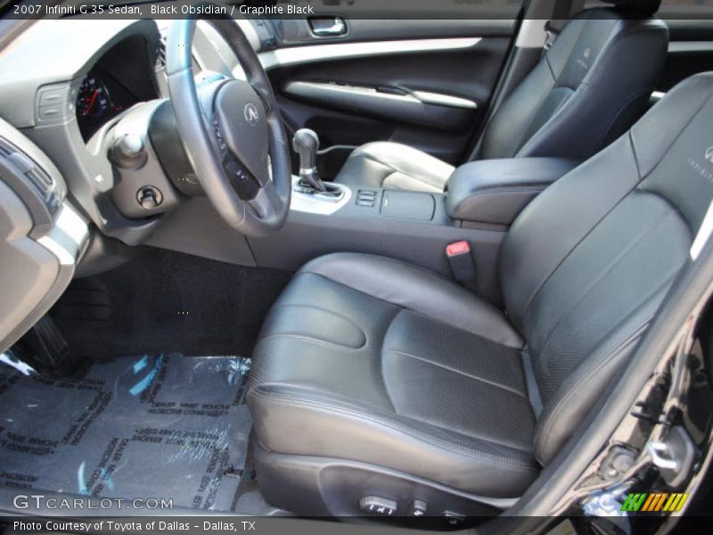 Black Obsidian / Graphite Black 2007 Infiniti G 35 Sedan