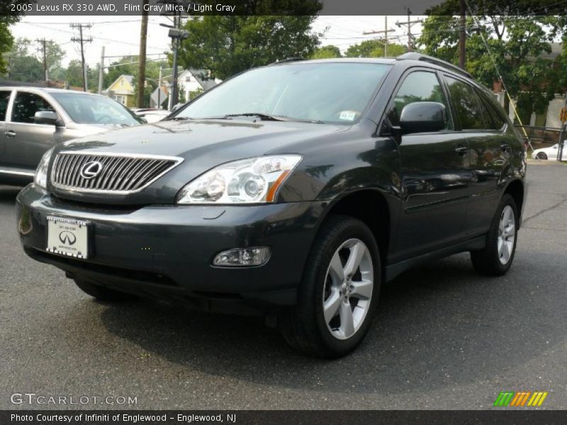 Flint Gray Mica / Light Gray 2005 Lexus RX 330 AWD