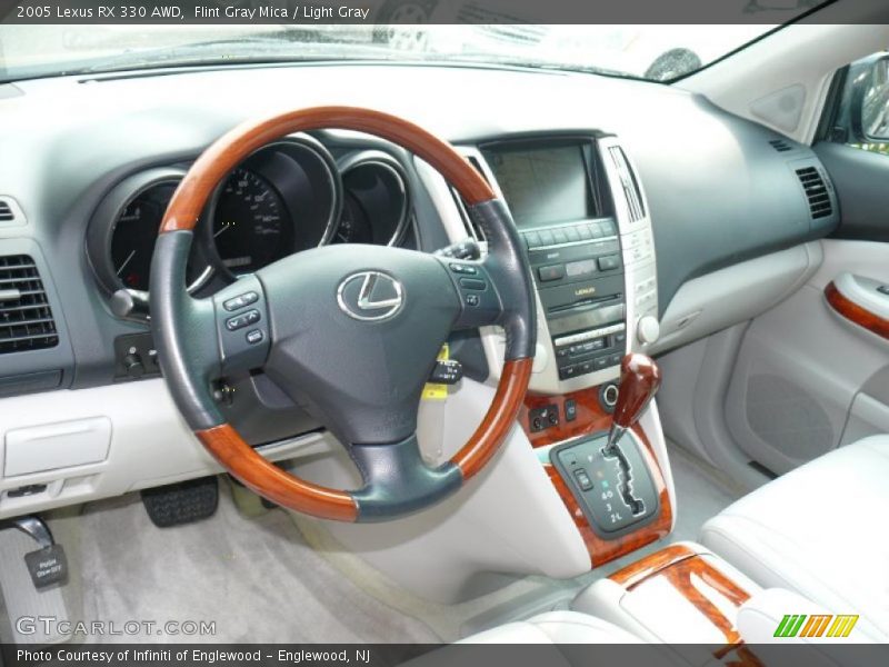 Flint Gray Mica / Light Gray 2005 Lexus RX 330 AWD