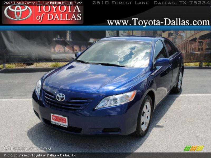 Blue Ribbon Metallic / Ash 2007 Toyota Camry CE